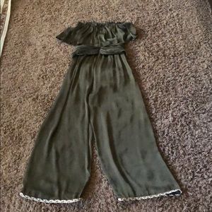 Olive green jumpsuit by Misa